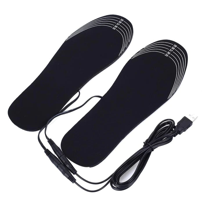 Acheter Semelles chauffantes électriques rechargeables USB pour hommes et  femmes, bottes chauffantes découpables